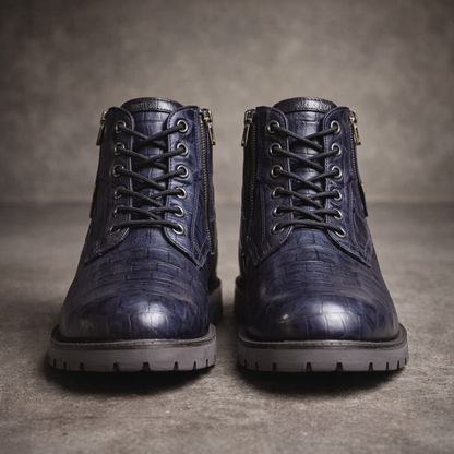 Torino Retro Zip Ankle Boots