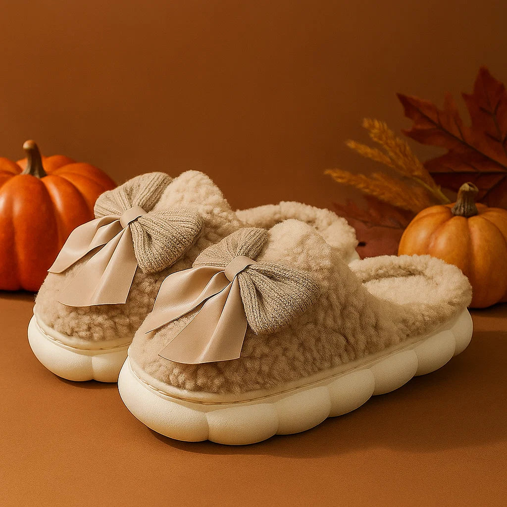 Lunara Bow Slippers