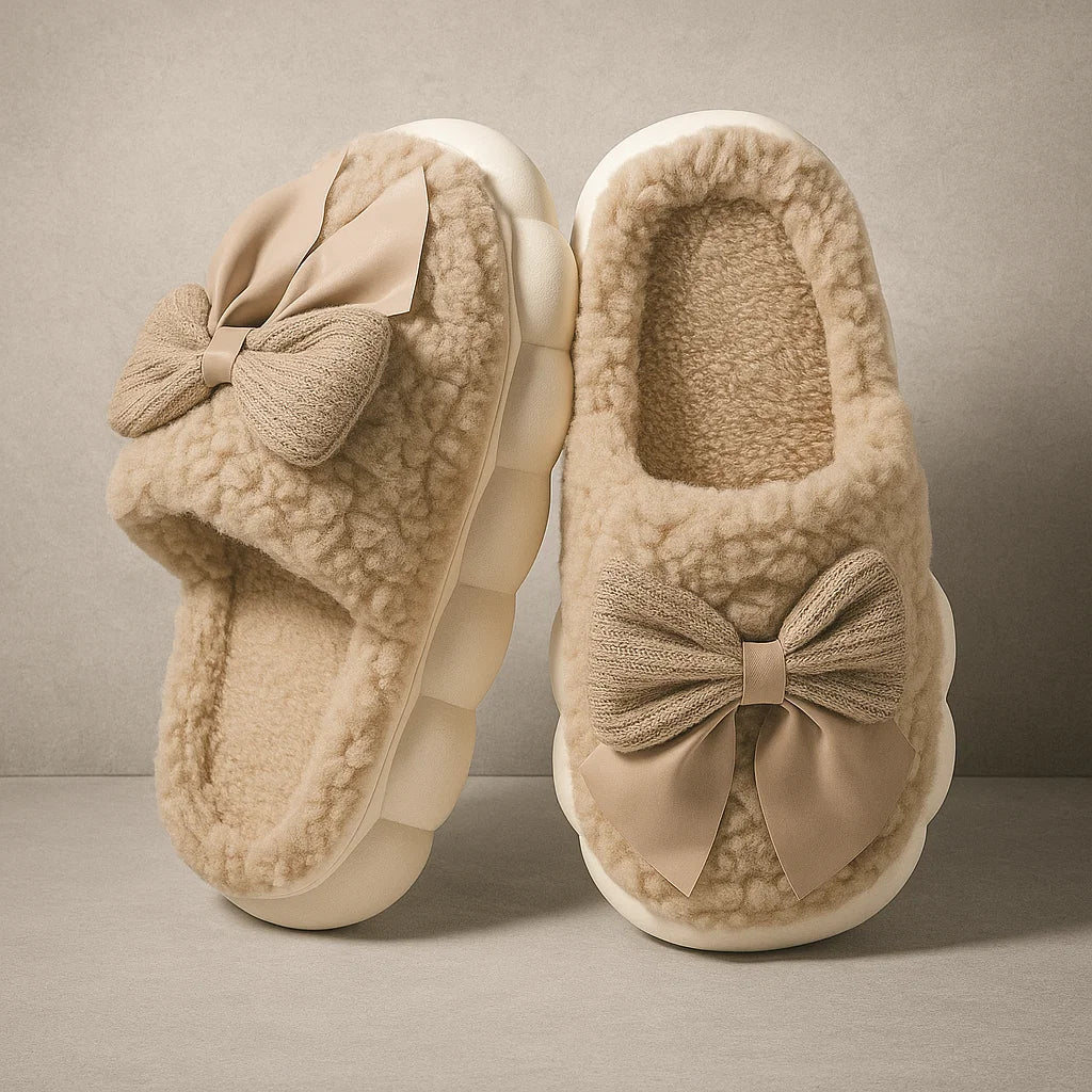 Lunara Bow Slippers