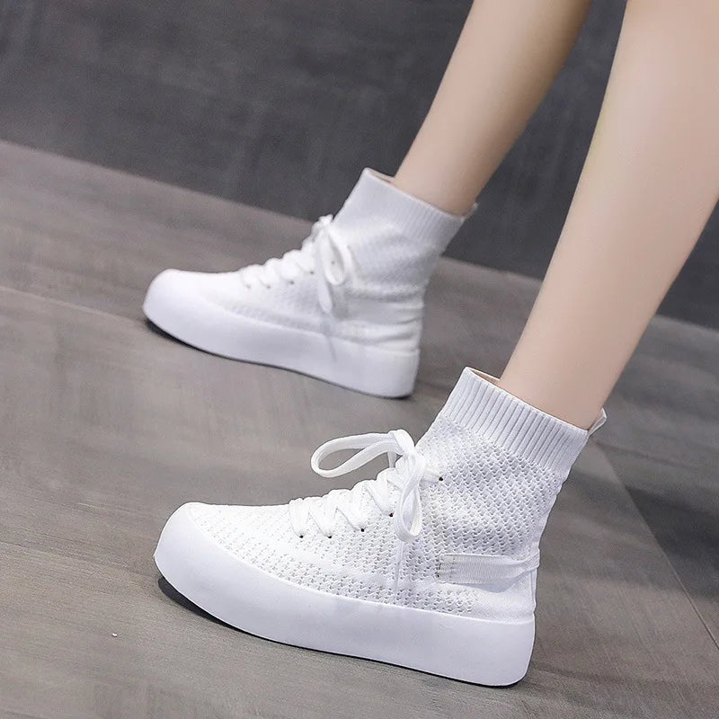 Urban Chic Knit Sneakers