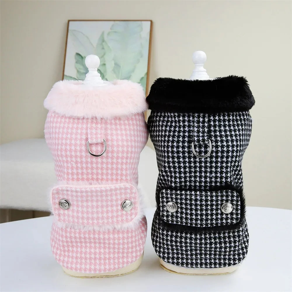 Bella Cucciola Plaid Coat
