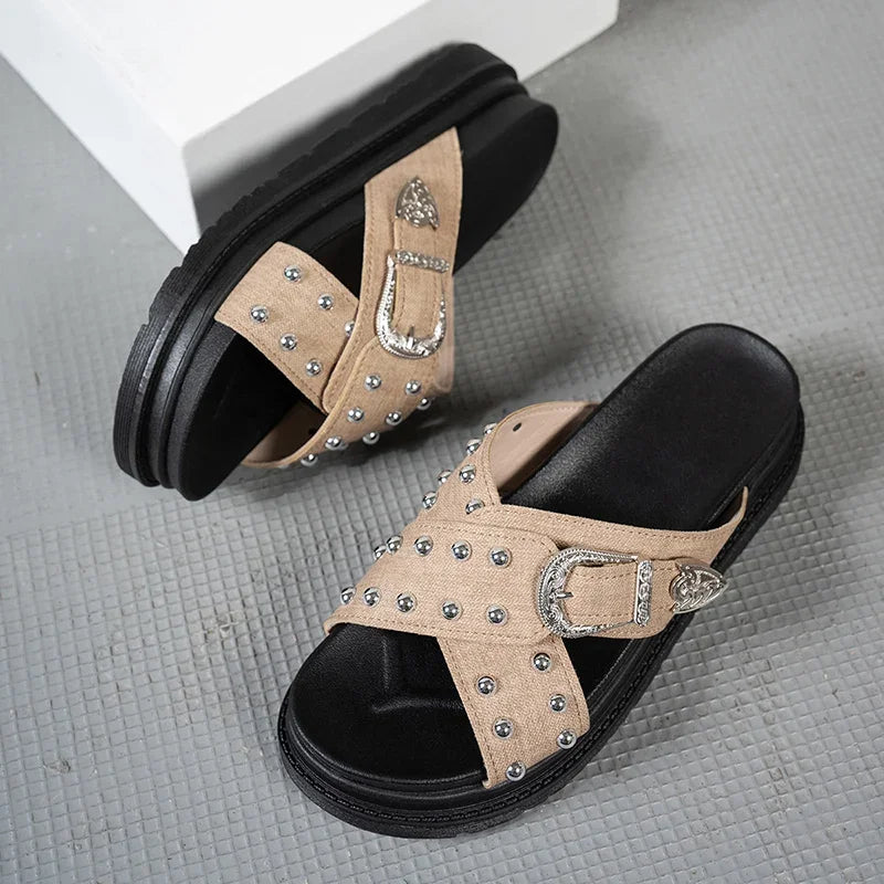 Via Roma Platform Sandals