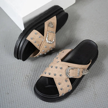 Via Roma Platform Sandals