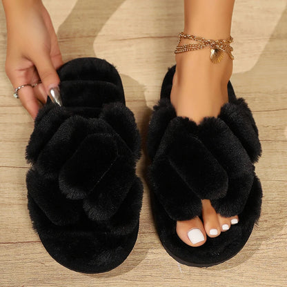 Fiorenza Plush Slippers