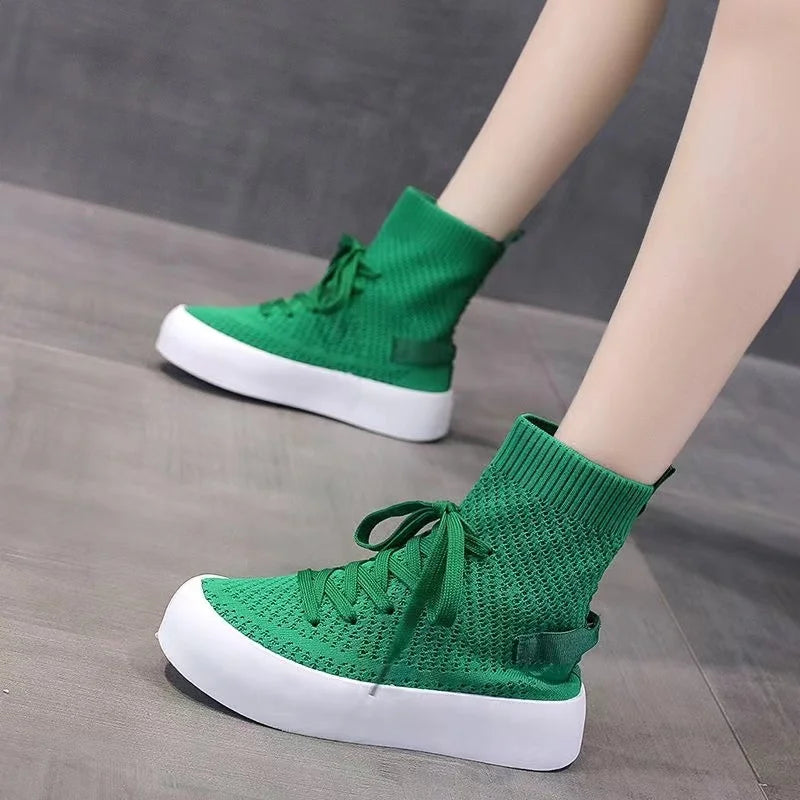 Urban Chic Knit Sneakers
