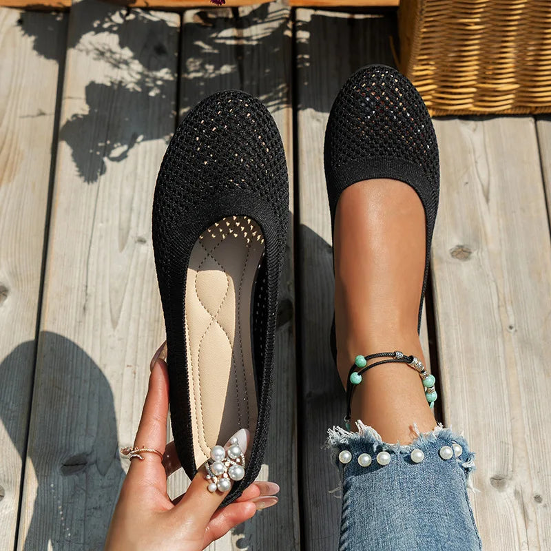 Ava Knit Comfort Flats