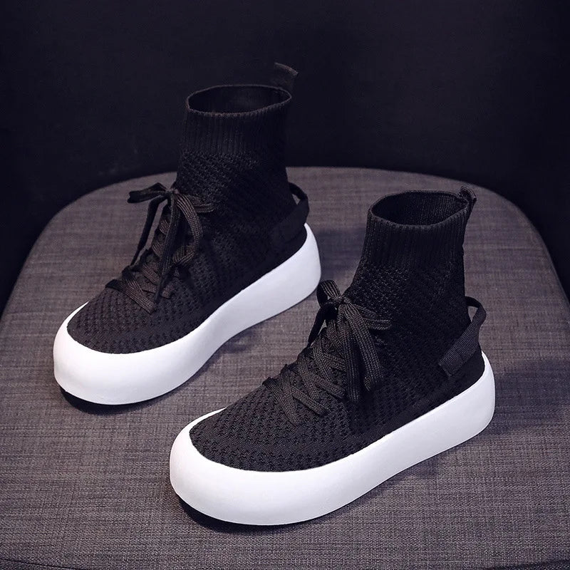 Urban Chic Knit Sneakers