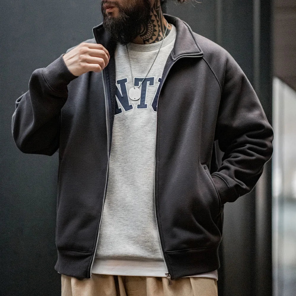 Via Po Gentleman Polar Fleece Cardigan