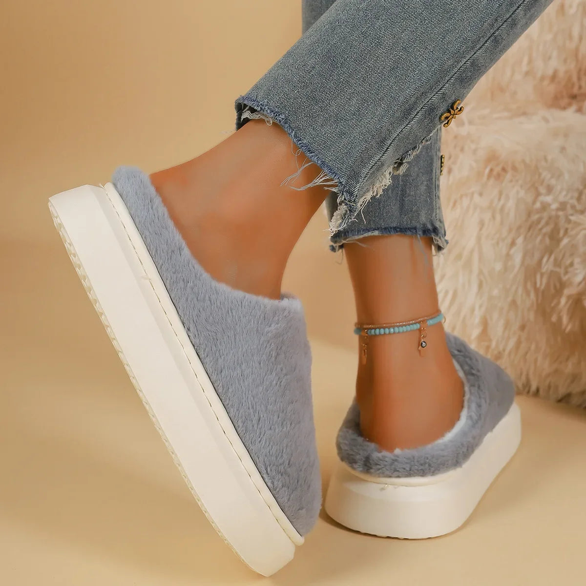 Sorvella Fuzzy Mules