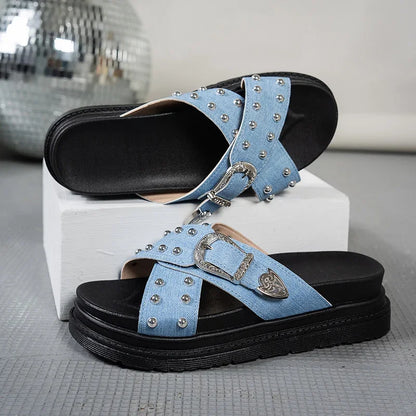Via Roma Platform Sandals
