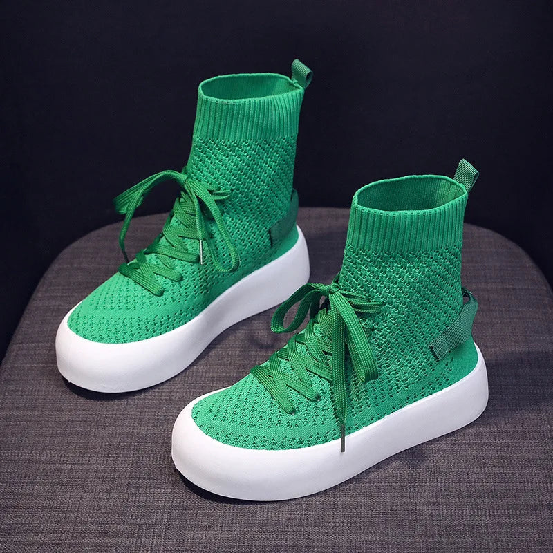 Urban Chic Knit Sneakers