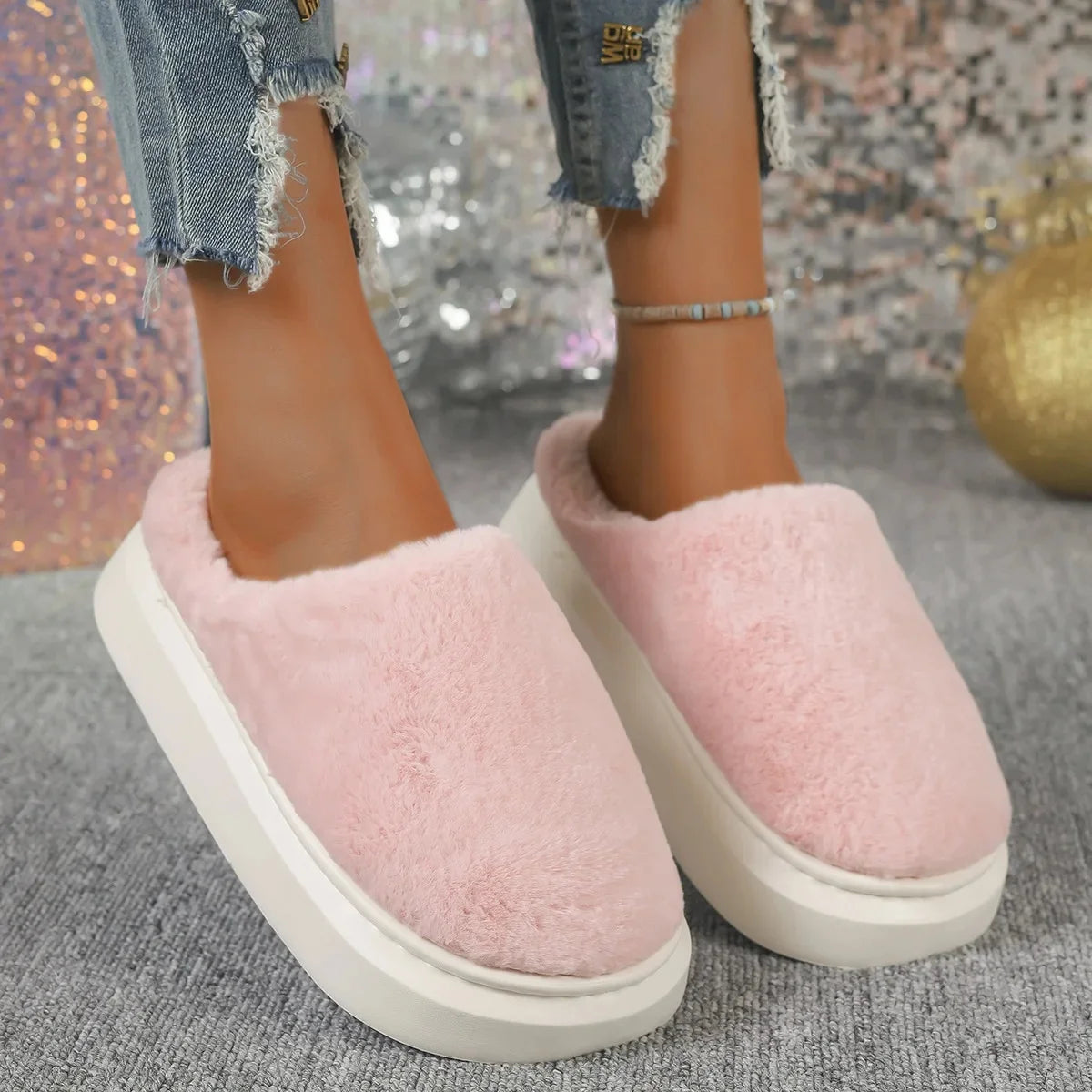 Sorvella Fuzzy Mules