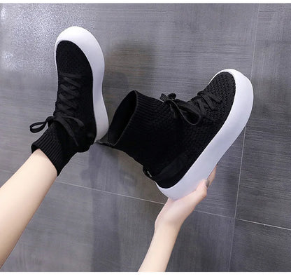 Urban Chic Knit Sneakers