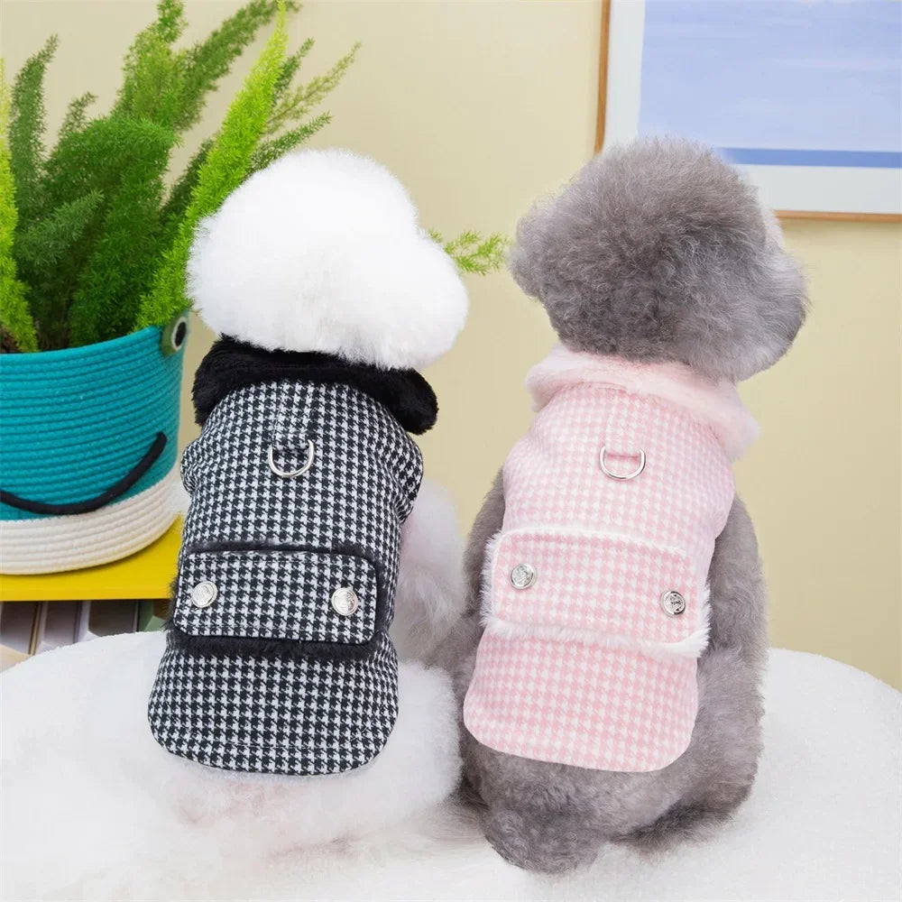 Bella Cucciola Plaid Coat