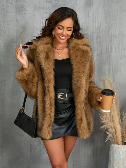 Lusso Inverno Faux Fur Coat