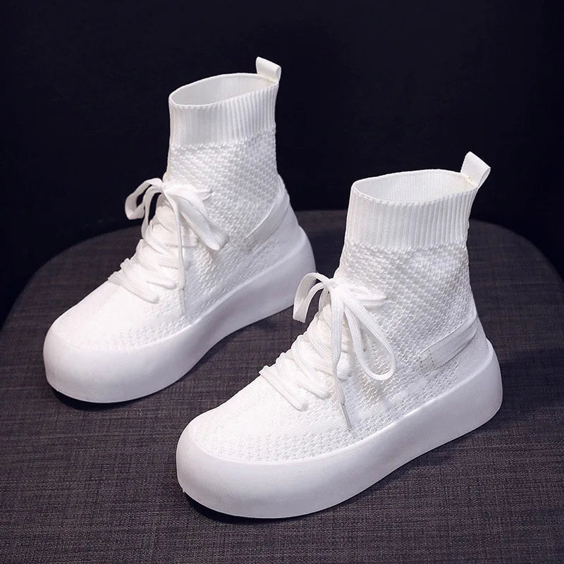 Urban Chic Knit Sneakers