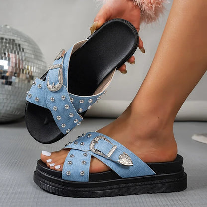 Via Roma Platform Sandals