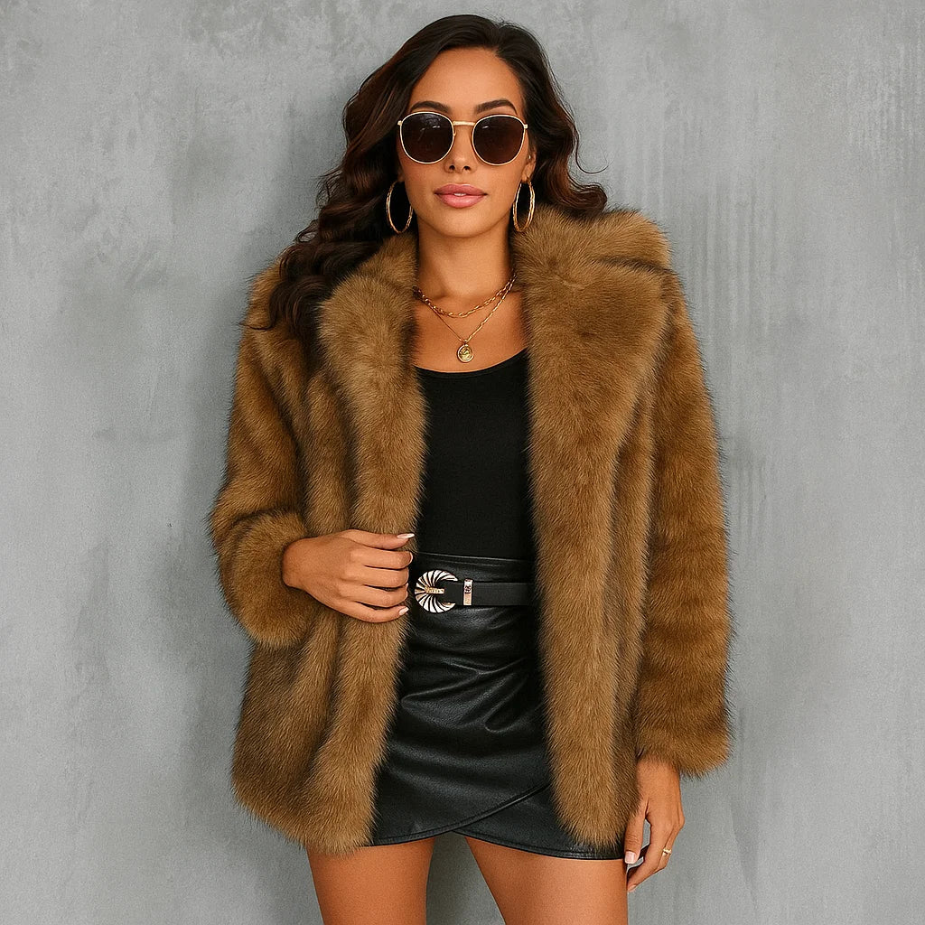 Lusso Inverno Faux Fur Coat