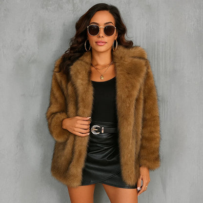 Lusso Inverno Faux Fur Coat