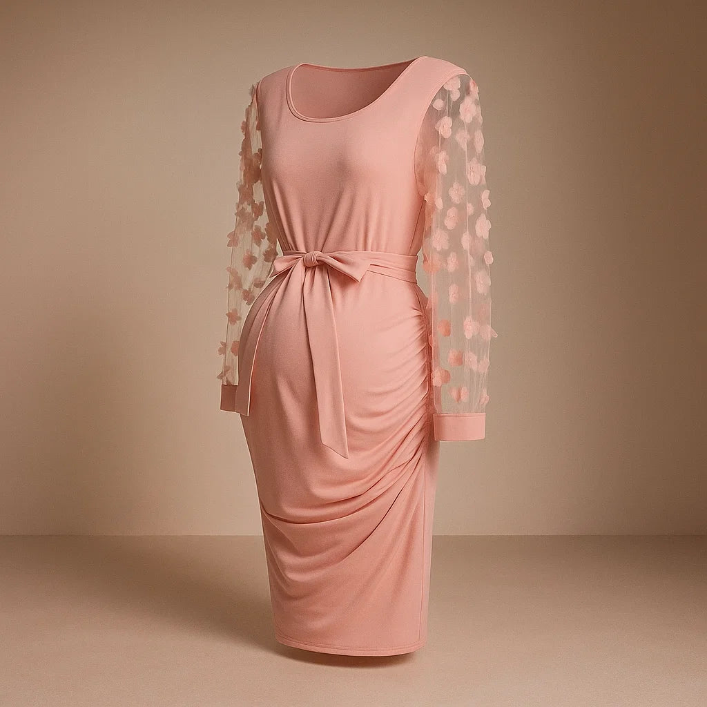 Serena Lace Maternity Dress