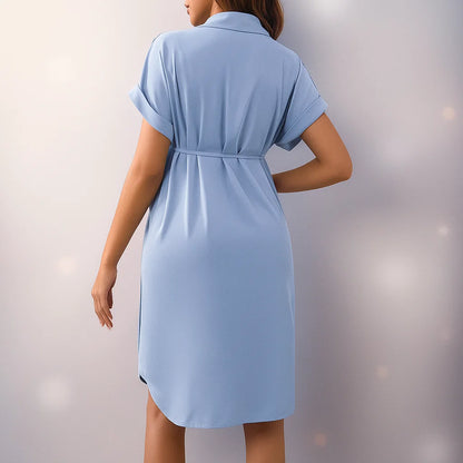 Clara Button Dress