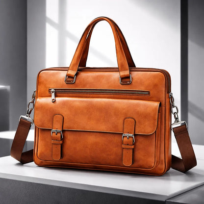 Valmont Leather Brief