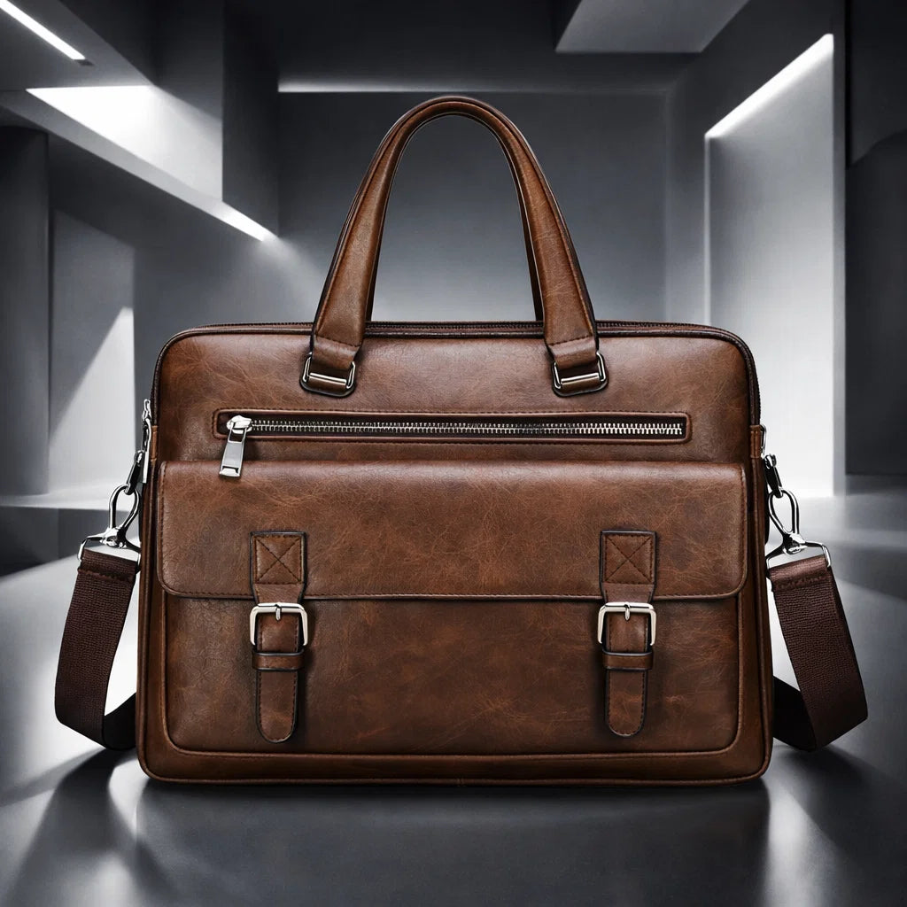 Valmont Leather Brief