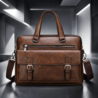 Valmont Leather Brief